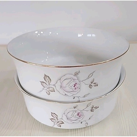 Set Of 2 Johann Haviland Sweetheart Rose Serving Bowls - Picture 5 of 5